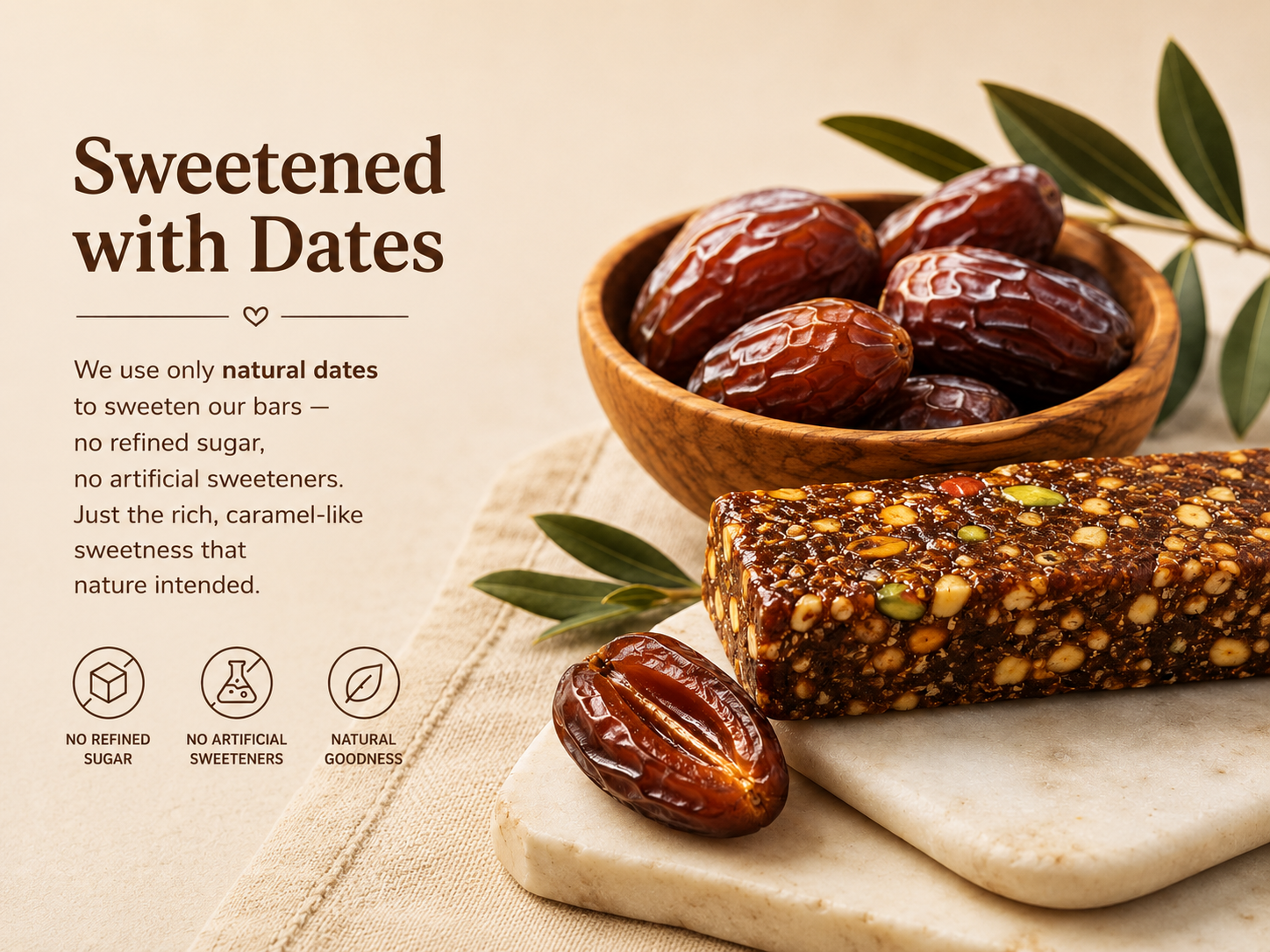 Sweetened with Dates